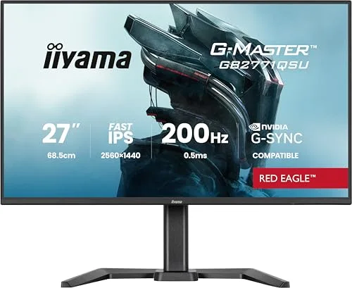 iiyama G-Master GB2771QSU-B1 Red Eagle, en tête de notre comparatif des écrans PC gaming