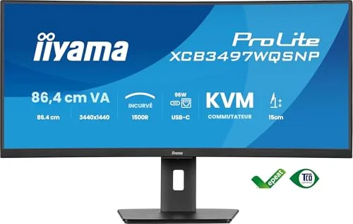 iiyama ProLite XCB3497WQSNP-B1 34 pouces - vue 9