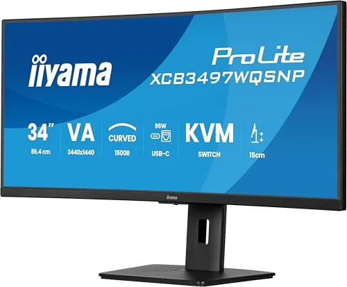Ecran iiyama ProLite XCB3497WQSNP-B1 34 pouces