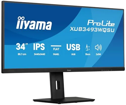 iiyama XUB3493WQSU-B6 34 pouces - vue 6