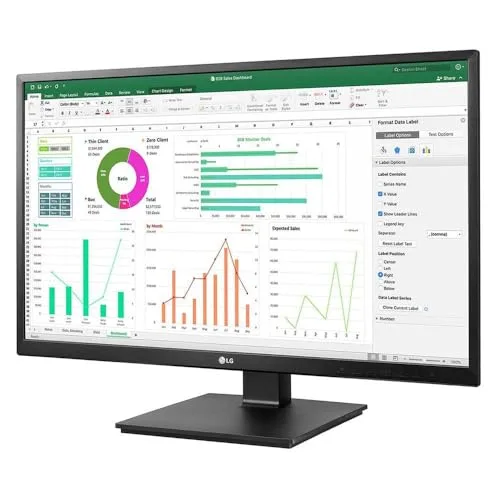 LG 27BN55UP-B 27 pouces 4K - vue 3