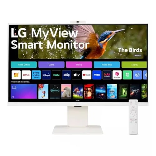 LG 32SR85U-W 32" 4K UHD IPS Smart Monitor