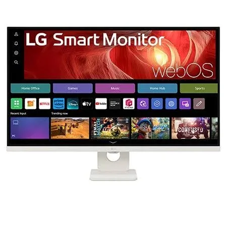LG Smart Monitor 32U721SA-W 32 pouces 4K - vue 1