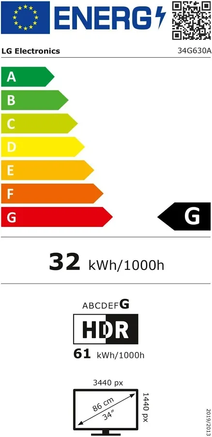 LG UltraGear 34G630A-B 34 pouces - vue 2