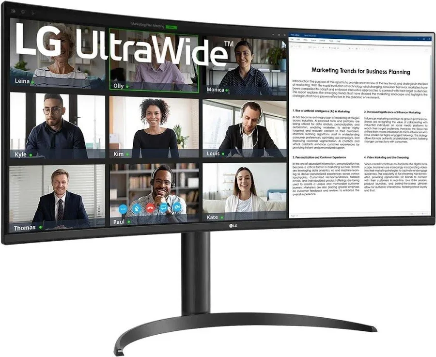 LG UltraWide 34WR50QK-B 34 pouces - vue 5