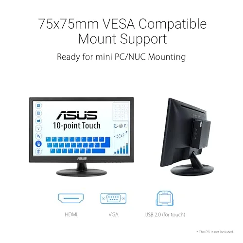 ASUS VT169HE 15,6" tactile Full HD IPS - vue 4