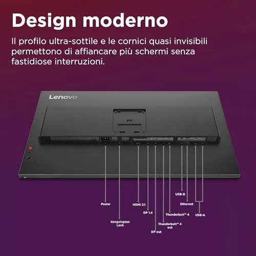 Lenovo ThinkVision P32UD-40 31,5" 4K UHD - vue 4