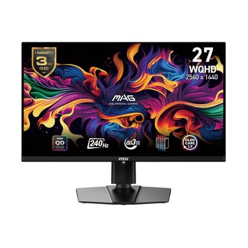MSI MAG 271QPX QD-OLED E2 27" QHD 240 Hz - vue 3
