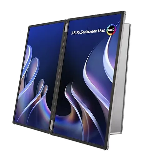 ASUS ZenScreen Duo OLED MQ149CD 14" double écran portable - vue 2