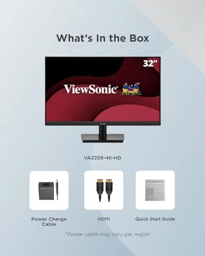 ViewSonic VA3208-4K-HD 32" 4K UHD HDR10 - vue 9