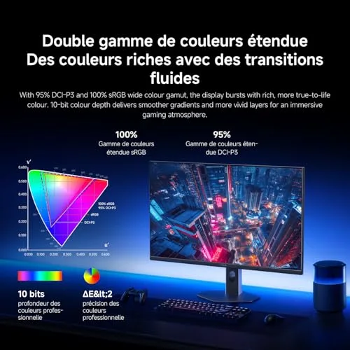 Xiaomi G27Qi 2026 27" Fast IPS 200 Hz QHD - vue 7