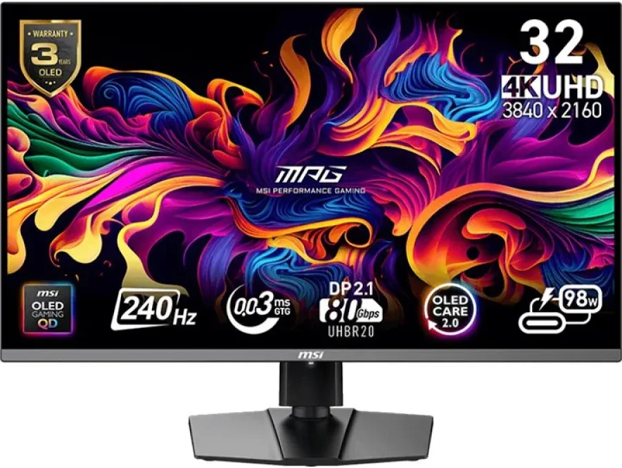 MSI MPG 322URX QD-OLED 31.5 pouces - vue 4