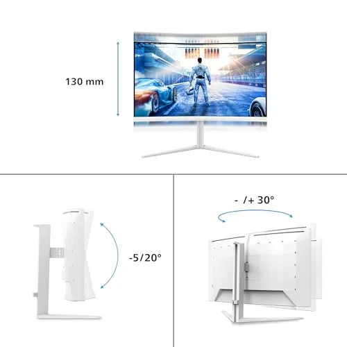 Philips 32 pouces Curve QHD 180Hz - vue 5