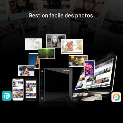 ASUSTOR Drivestor 4 Pro Gen2 AS3304T V2 - vue 3