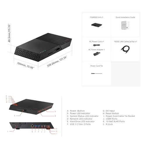 ASUSTOR FLASHSTOR 6 Gen2 - vue 3