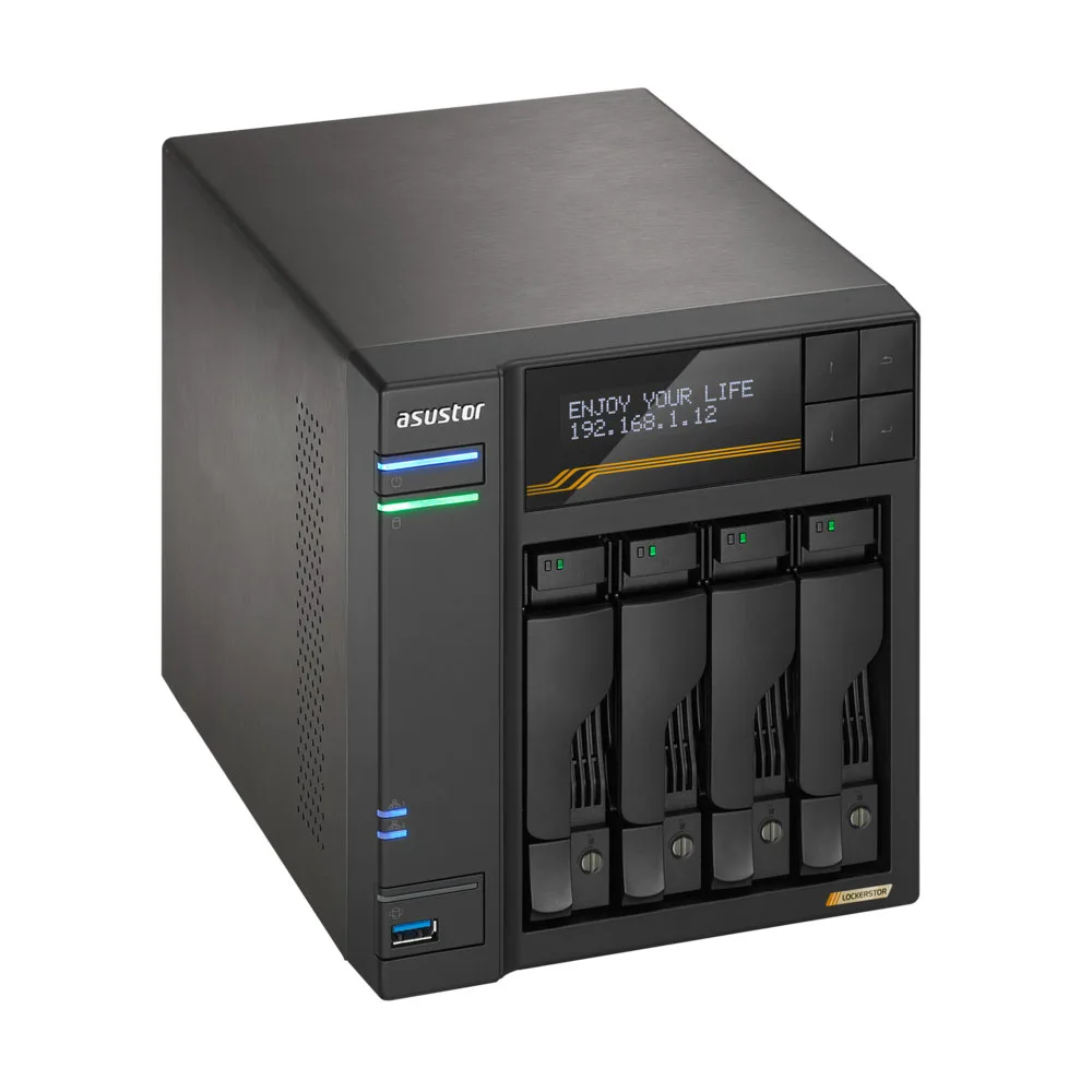 ASUSTOR Lockerstor 4 Gen3 NAS 4 baies - vue 3