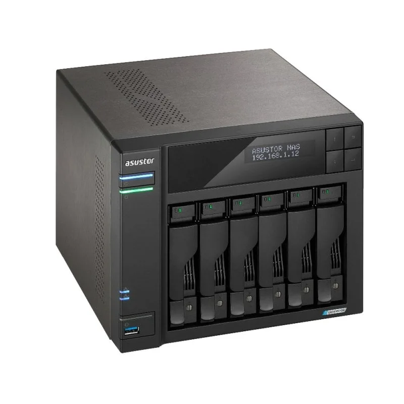 ASUSTOR Lockerstor 6 Gen2+ NAS 6 baies - vue 3