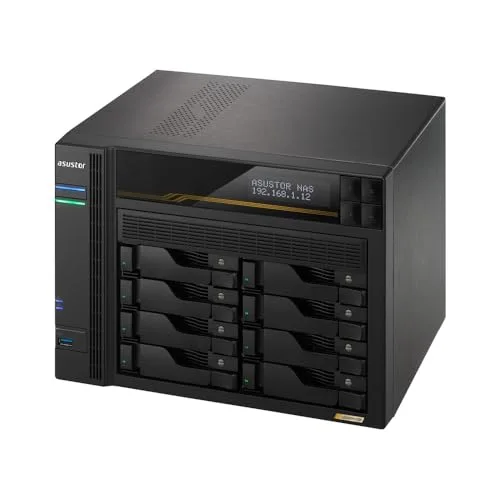 ASUSTOR Lockerstor 8 Gen3 NAS 8 Baies - vue 5