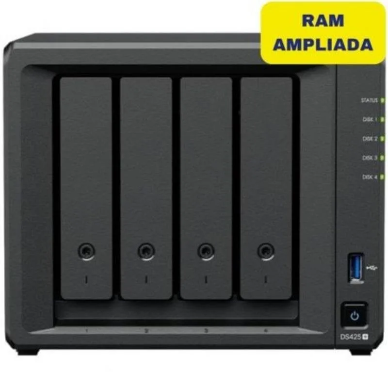 NAS Synology DS425+ 8TB 4 baies - vue 2