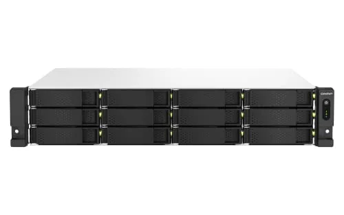 QNAP TS-1264U-RP-8G NAS 12 baies - vue 2