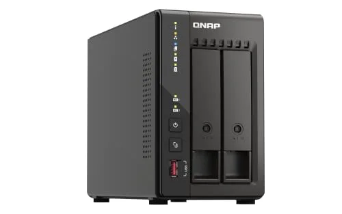 QNAP TS-253E-8G NAS 2 baies 8Go - vue 3
