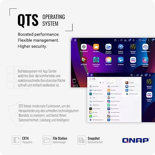 QNAP TS-664-8G NAS 6 baies - vue 5