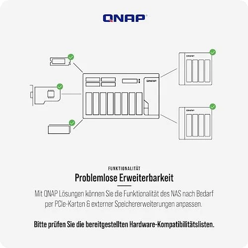 QNAP TS-664-8G NAS 6 baies - vue 7