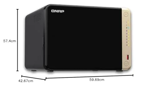 QNAP TS-664-8G NAS 6 baies - vue 8