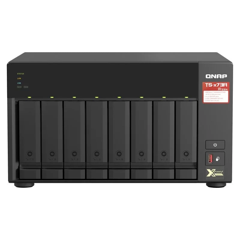 QNAP TS-873A - Serveur NAS 8 baies - vue 2