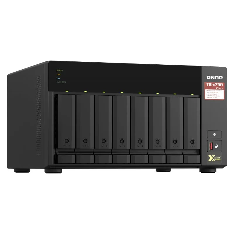 QNAP TS-873A - Serveur NAS 8 baies - vue 4