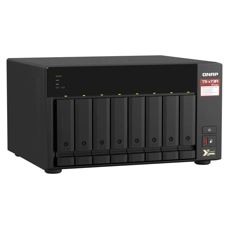 QNAP TS-873A - Serveur NAS 8 baies - vue 5