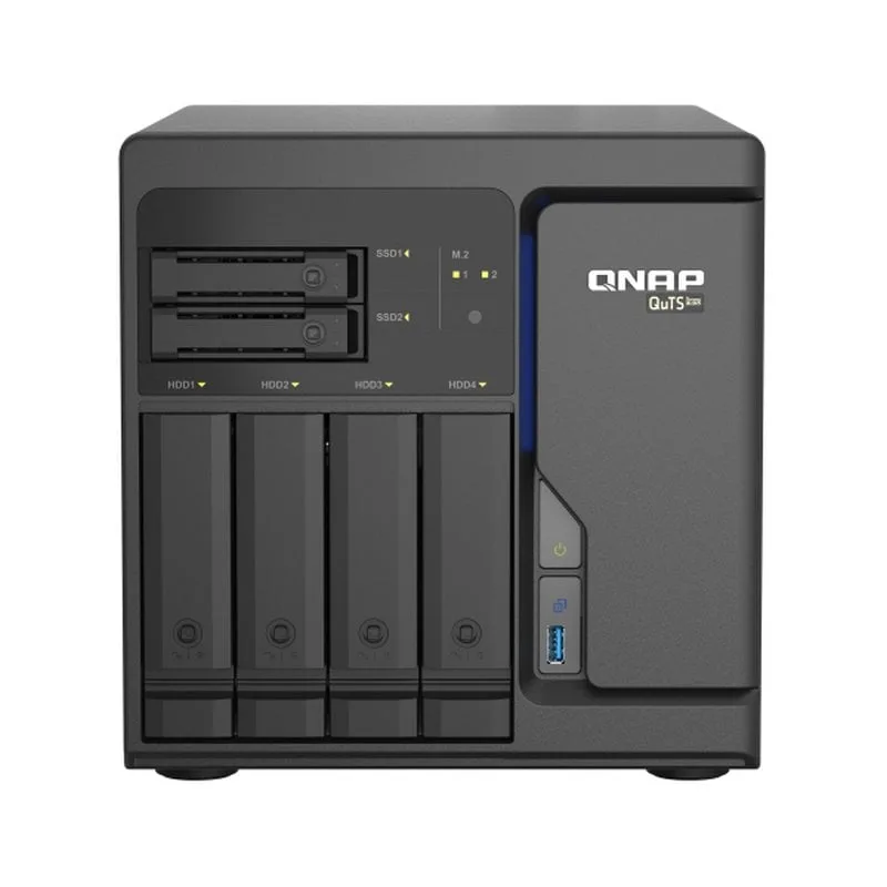 QNAP TS-h686 NAS 6 baies Xeon D-1602 - vue 1