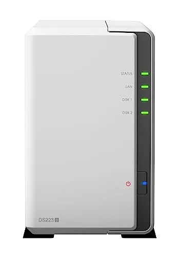 Serveur NAS Synology DiskStation DS223J Blanc - vue 2