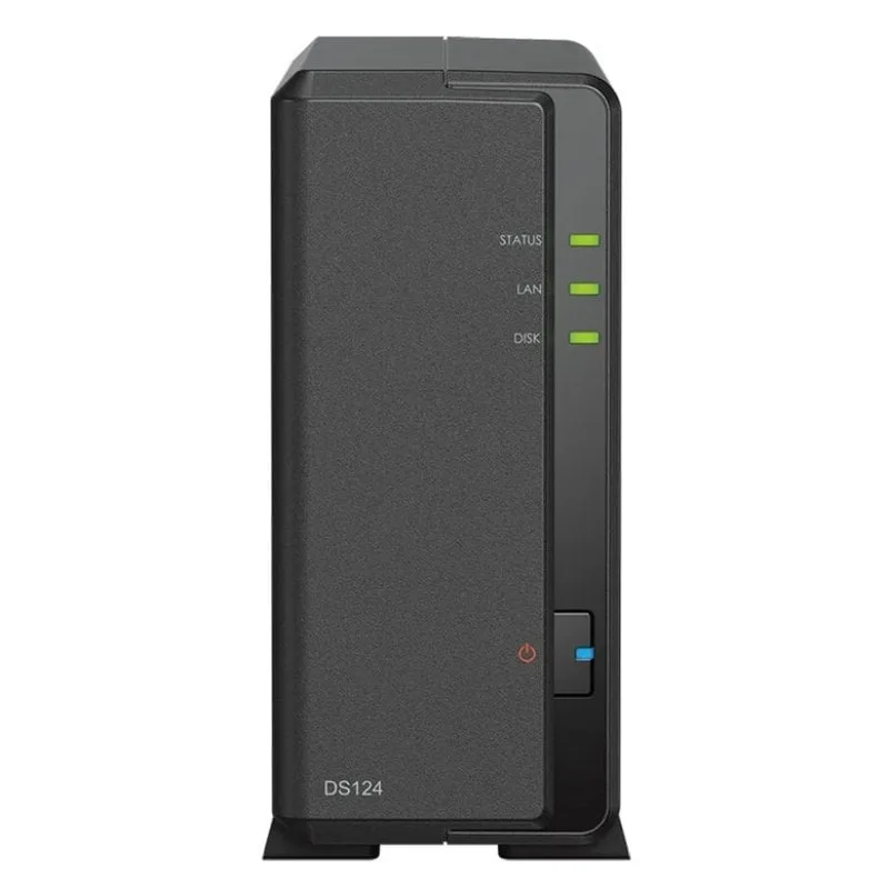Serveur NAS Synology DS124 4To avec WD Red Plus - vue 1