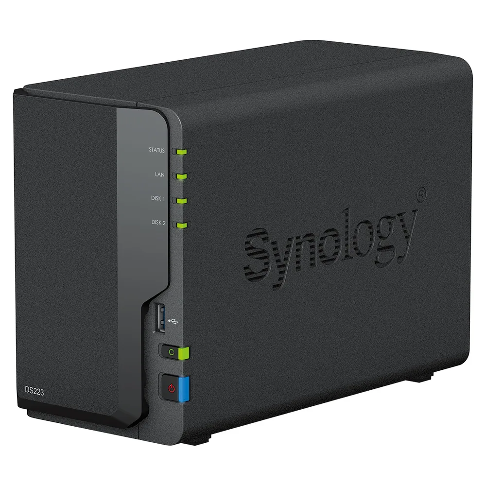Serveur NAS Synology DS223 28To avec 2x WD Red Plus 14To - vue 4