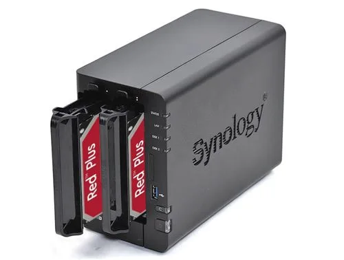 Serveur NAS Synology DS223 4To avec 2x WD Red Plus 2To
