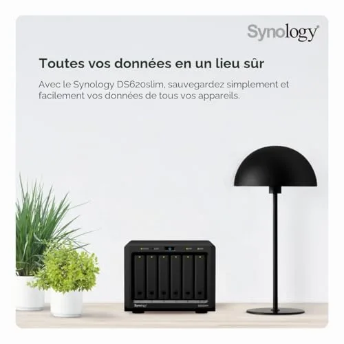 Serveur NAS Synology DS620slim 6 baies 2 Go - vue 3
