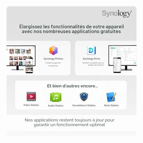 Serveur NAS Synology DS620slim 6 baies 2 Go - vue 4