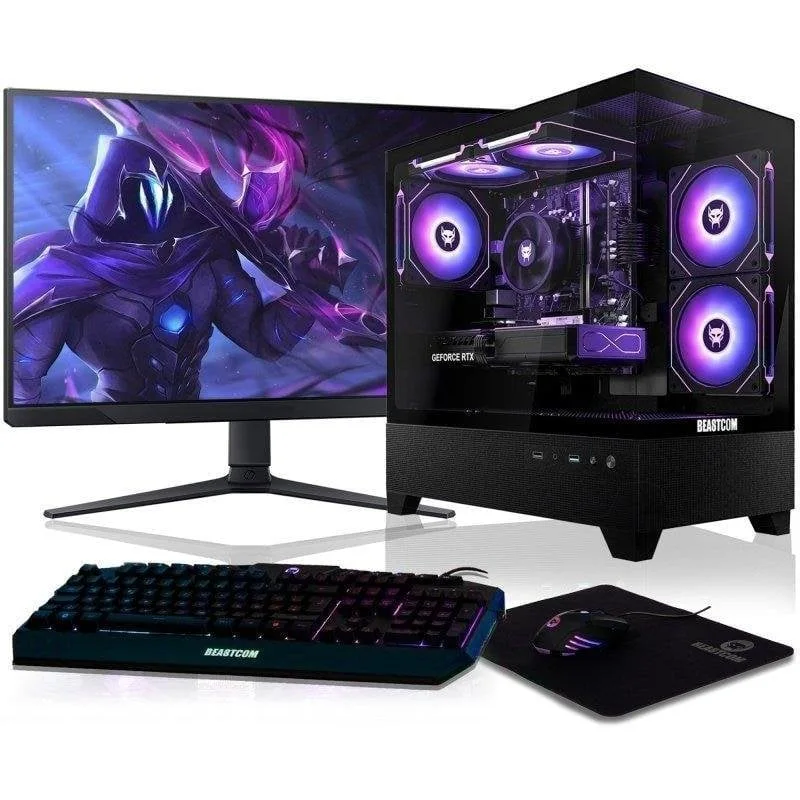 PC de bureau BEASTCOM Q5 Pro Ryzen 5 4500 RTX 3060