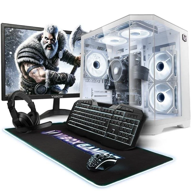 PC Vibox I-524 Ryzen 3 3200G 8Go 480Go SSD + Écran