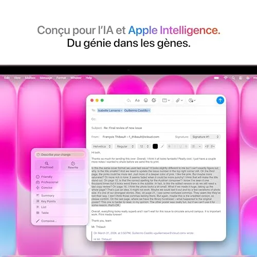 Apple MacBook Neo 13" 512 Go 8 Go A18 Pro Rose poudré - vue 4