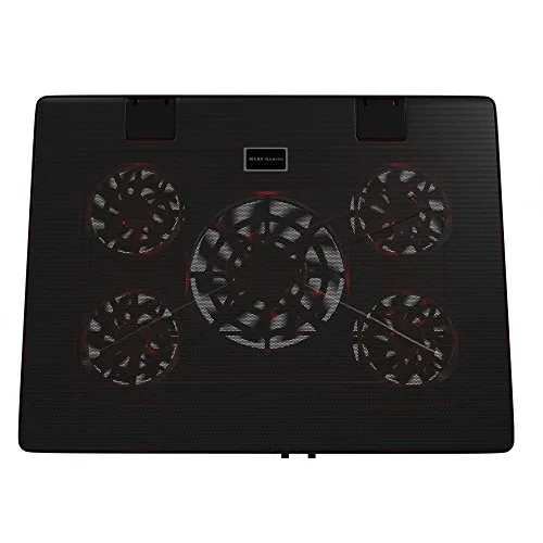 MARS GAMING MNBC2 Tapis de refroidissement pour ordinateur portable 17.3 120 mm-70 mm noir rouge - vue 7