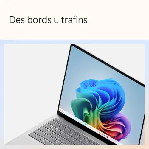 Microsoft Surface Laptop 7e 15" Snapdragon X Elite 16Go - vue 4