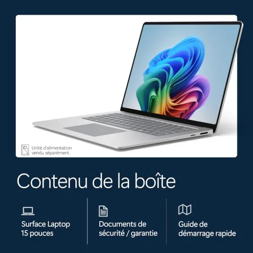 Microsoft Surface Laptop 8e édition 15" Snapdragon X2 Plus - vue 6