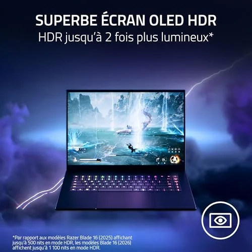 Razer Blade 16 2026 Core Ultra 9 RTX 5080 32GB - vue 6