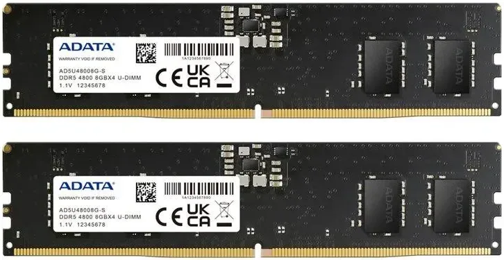 ADATA AD5U480016G-DT 32 Go Kit 2x16Go DDR5 4800 MHz ECC - vue 4
