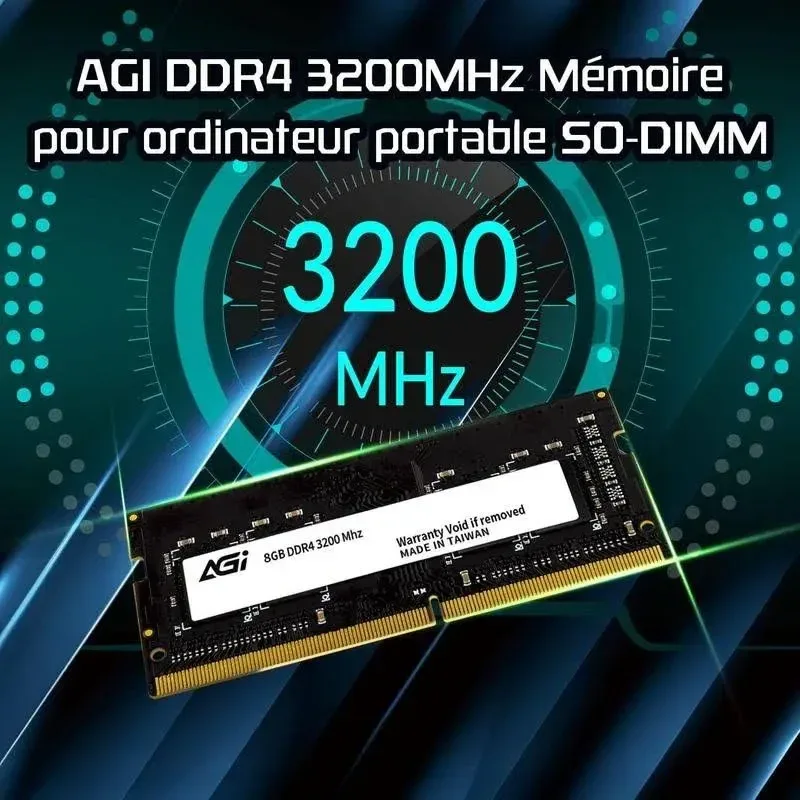 Agi SD138 8 Go DDR4 3200 MHz - vue 3