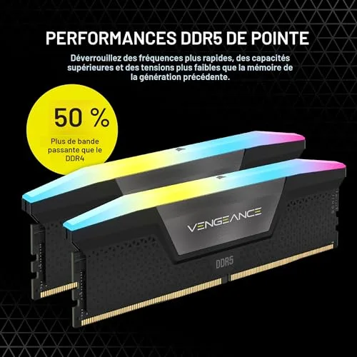 Corsair 48 Go Kit 2x24Go DDR5 5200 MHz - vue 3