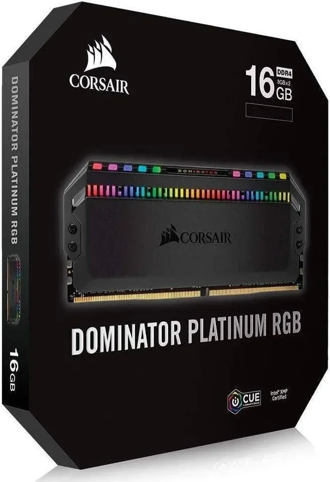 Corsair Dominator Platinum RGB 16 Go Kit 2x8Go DDR4 3200 MHz - vue 3