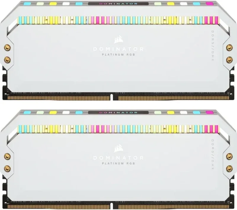 Corsair Dominator Platinum RGB 32 Go Kit 2x16Go DDR5 6200 MHz - vue 3